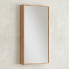 Bronte 450mm Oak Shaving Cabinet