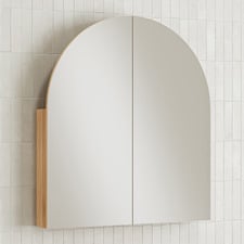 Mecca 800mm Arch Mirrored Shaving Cabinet