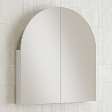 Mecca 800mm Arch Mirrored Shaving Cabinet