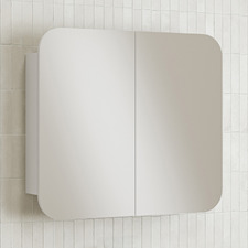 Mecca 800mm Rectangular Mirrored Shaving Cabinet