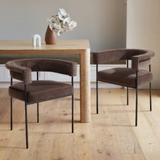 Tamara Chenille Dining Chairs (Set of 2)