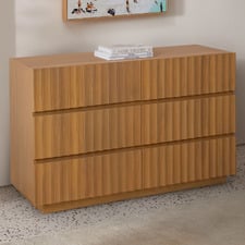 Mia Mango Wood 6 Drawer Chest