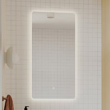 Vera 900 x 450mm LED Bathroom Mirror with Defogger