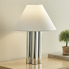 Alma Stacked Column Iron Table Lamp