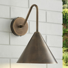 Presley Curved Arm Outdoor Wall Light