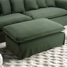 Montauk Slipcover Ottoman