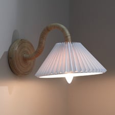 Harper Rattan Wall Light