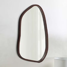 Timber Pebble Wall Mirror