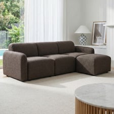Barton 4 Seater Modular Sofa & Ottoman Set