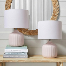 Darcy Ceramic Bedside Lamps (Set of 2)