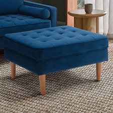 Stockholm Velvet Ottoman
