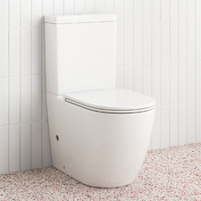 Delta Rounded Back to Wall Toilet Suite