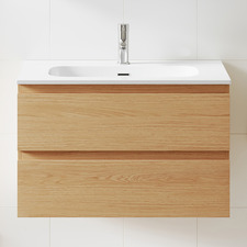 Hayman 800mm Wall Hung Single Vanity with Integrated Basin