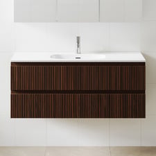 Panama 1200mm Wall Hung Single Vanity with Integrated Basin