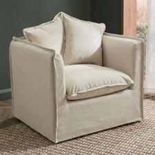 Montauk Upholstered Slipcover Armchair