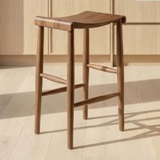 65cm Kobe Ash Wood Barstool