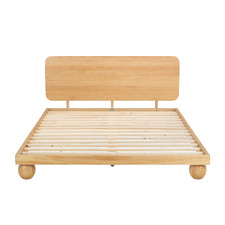 Bobble Pine Wood Ball Foot Bed