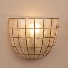Ellidy Capiz Shell Wall Light