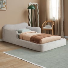 Cove Chenille Single Floor Bed