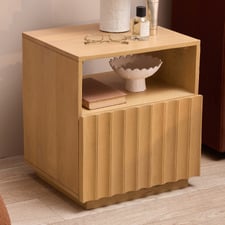 Mia Mango Wood Bedside Table