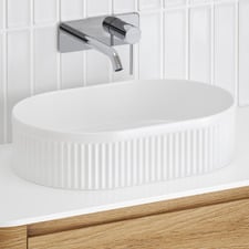 Kiora 500mm Pill Ceramic Above Counter Basin
