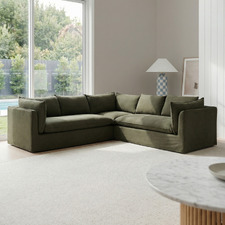 Jude 5 Seater Slipcover Corner Sofa