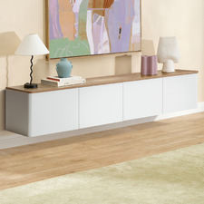 200cm Brianna 4 Door Wall-Mounted TV Unit