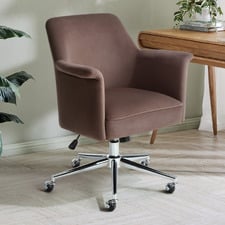 Jasper Velvet Office Chair