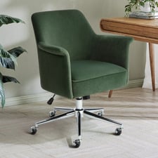 Jasper Velvet Office Chair