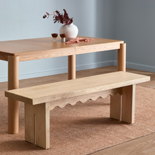 Arielle Mango Wood Dining Bench