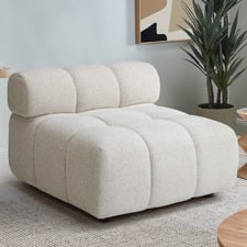 Levi Boucle Armless Lounge Chair
