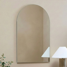 Tate Arched Frameless Wall Mirror