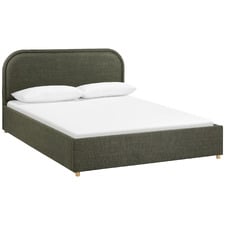 Elba Upholstered Gas Lift Storage Bed Frame