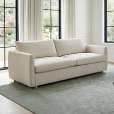 Henry Premium 3 Seater Queen Chenille Compressed Sofa Bed