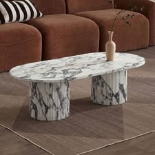 Tilly Viola Marble-Look Coffee Table