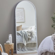 Metal Arched Full Length Mirror