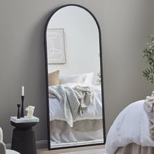 Metal Arched Full Length Mirror