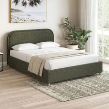 Elba Upholstered Gas Lift Storage Bed Frame