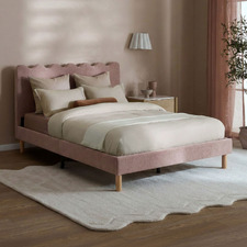 Ripple Chenille Bed Frame