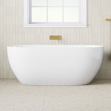 Avalon Egg Acrylic Freestanding Bath with Overflow