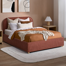 Elba Upholstered Gas Lift Storage Bed Frame