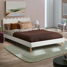 Ripple Chenille Bed Frame