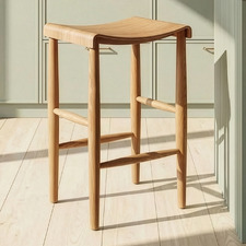 65cm Kobe Ash Wood Barstool