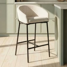 65cm Tammy Boucle Counter Stool