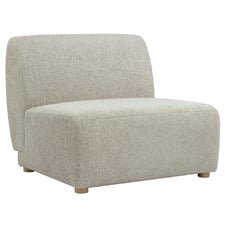 Crescent Armless Lounge Chair