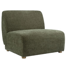 Crescent Armless Lounge Chair