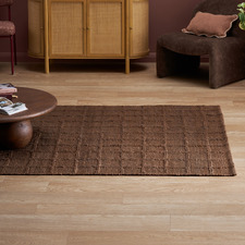 Gabi Grid Hand-Woven Jute Rug