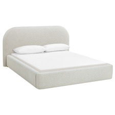 Emery Upholstered Gas Lift Storage Bed Frame
