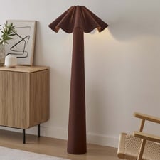 Sutton Linen Floor Lamp