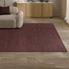 Bowie Textured Plush Hand-Woven Wool-Blend Rug